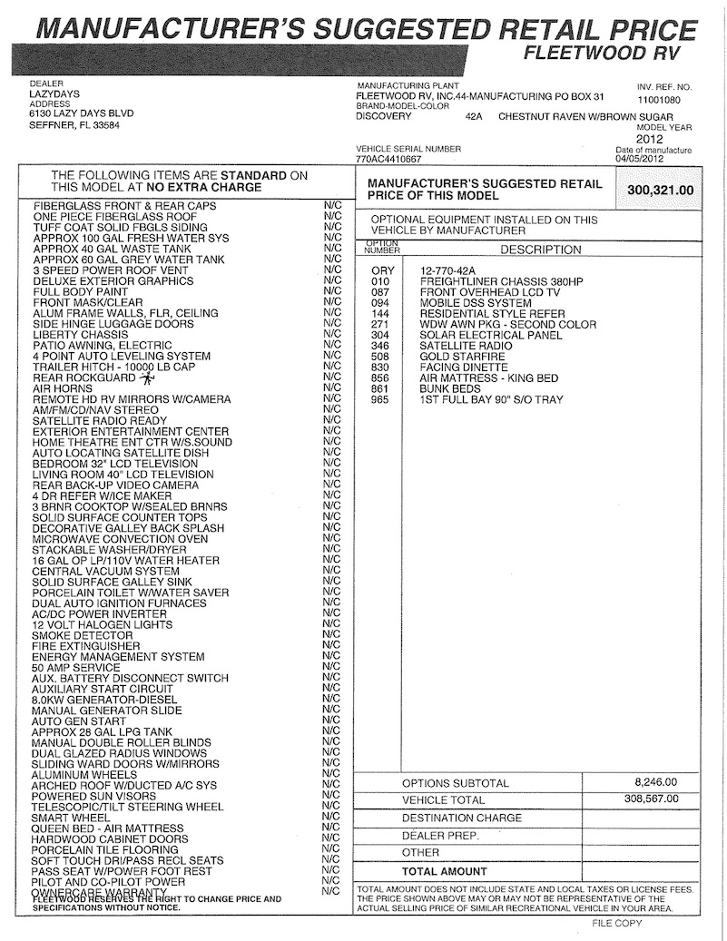 Bus-Stuff.com Class A Rv For Sale