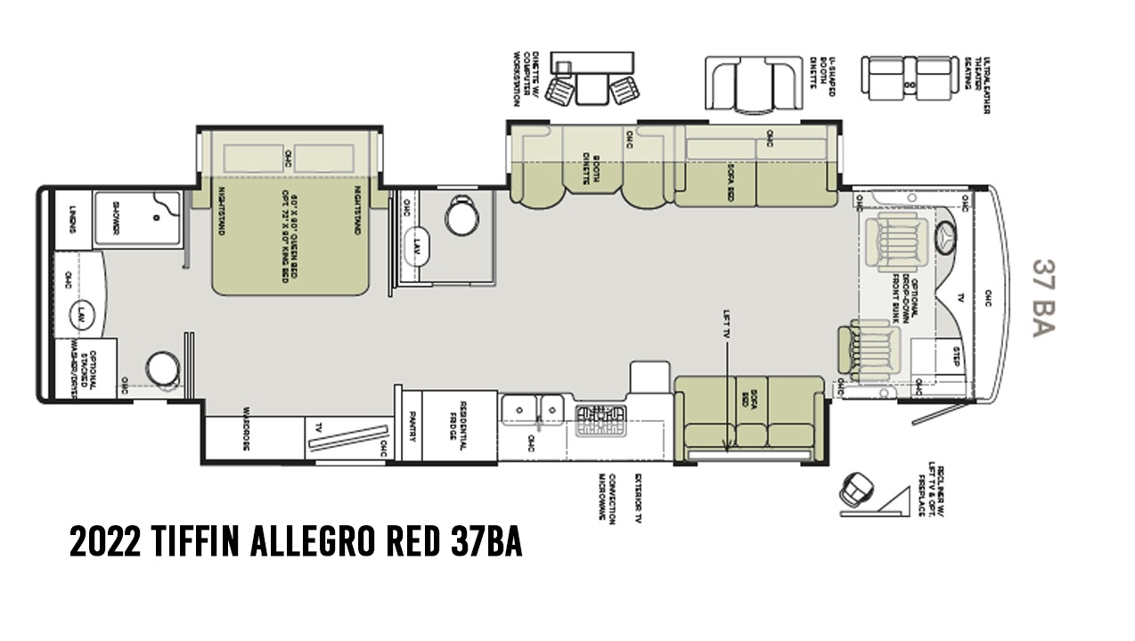 2022 Tiffin Allegro Red For Sale