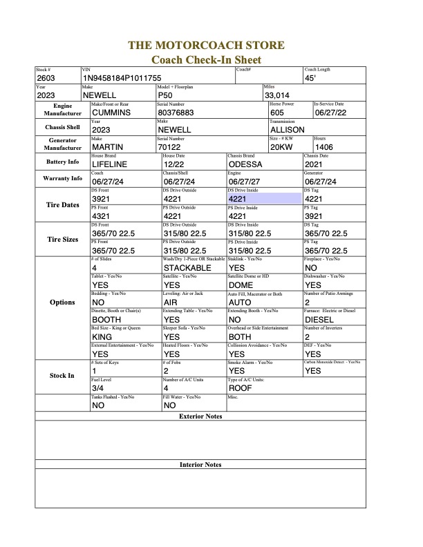 2023 Newell For Sale