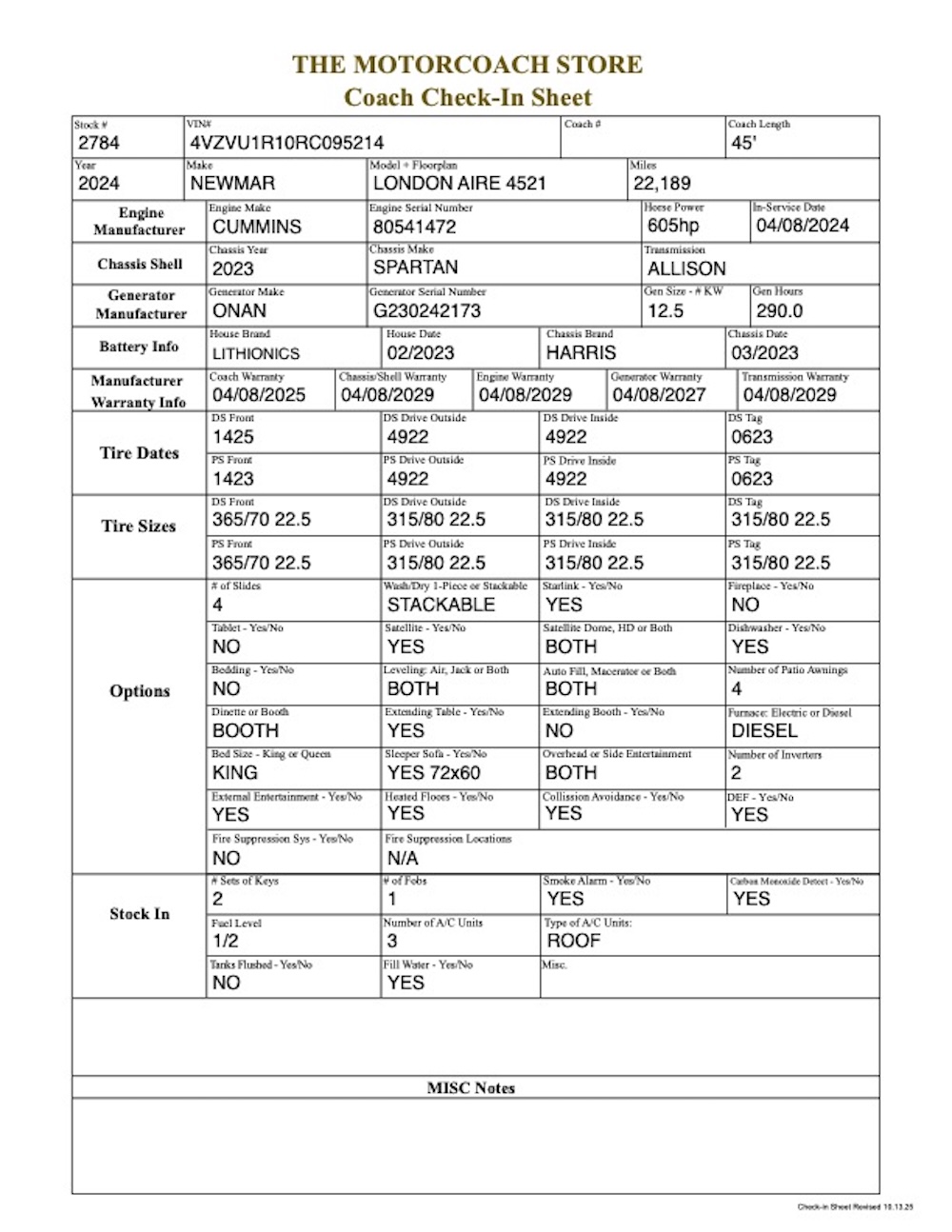 2024 Newmar London Aire For Sale