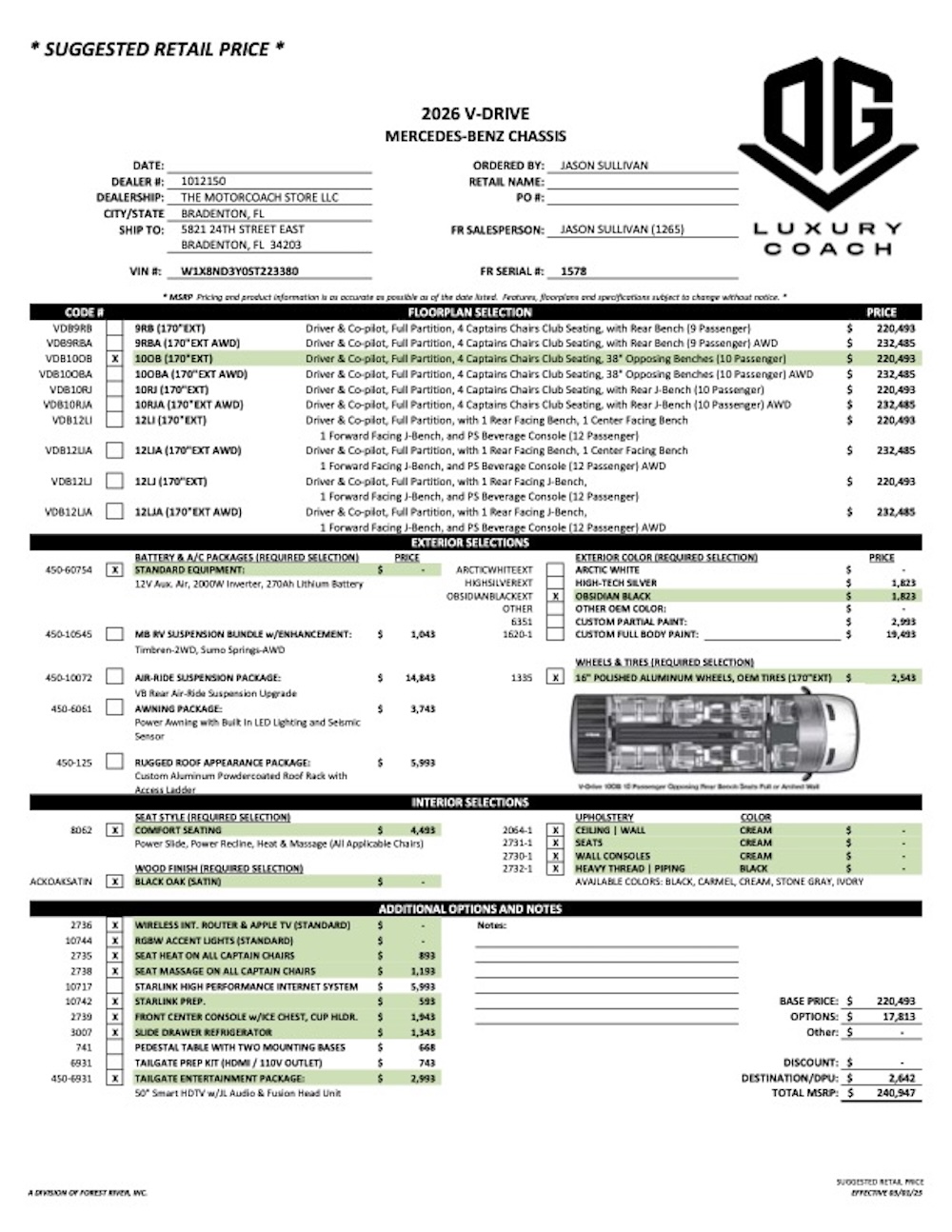 2026 OGVFor Sale