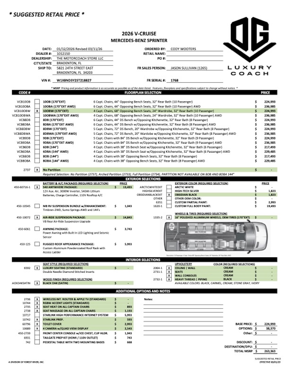 2026 OGV For Sale